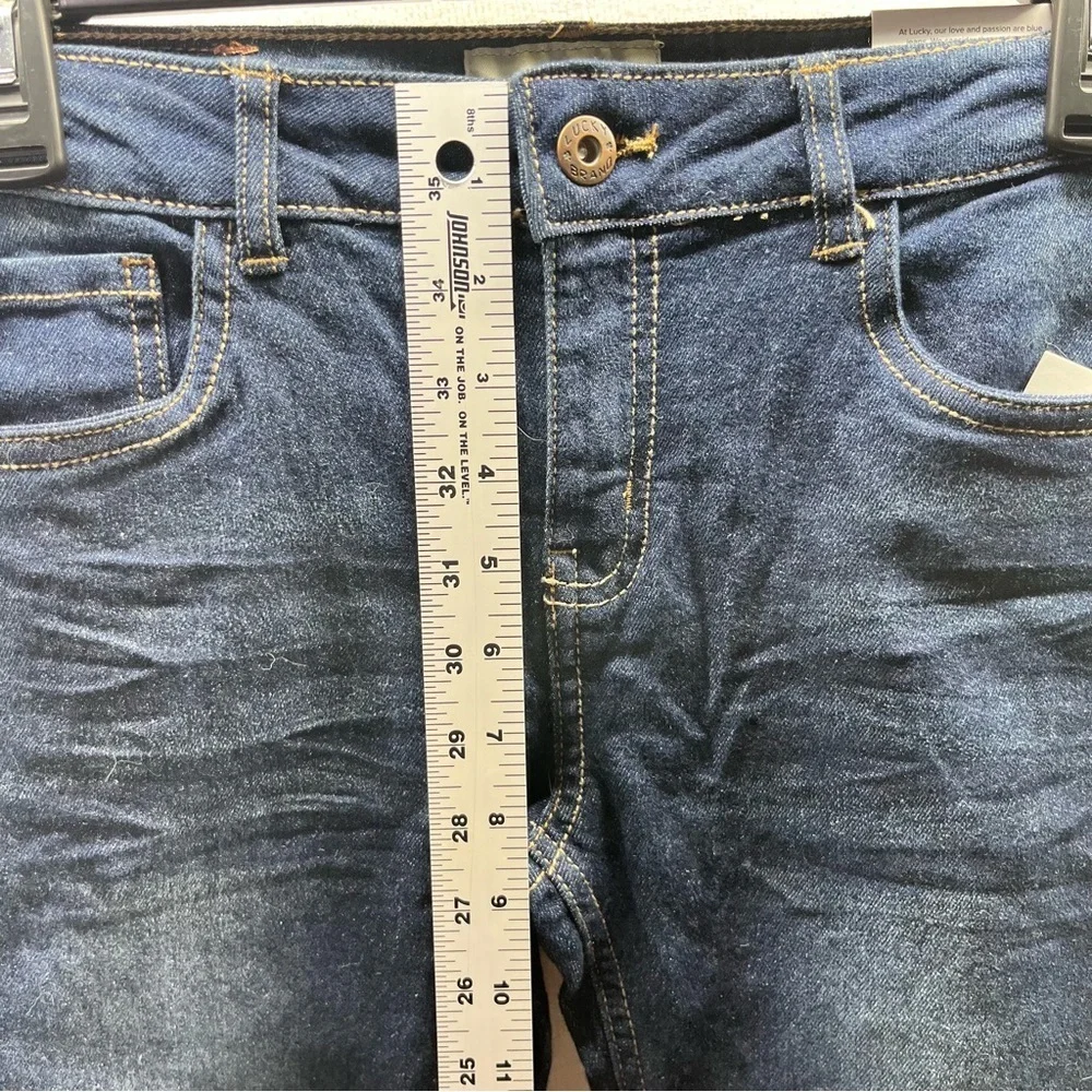 Lucky Brand Zoe Skinny Jeans Girls 16 kids‎ Blue Denim Stretch NWT 2658